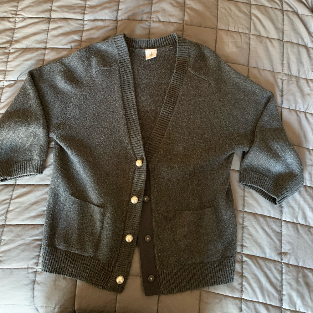 Cabi Cultured pearl cardigan